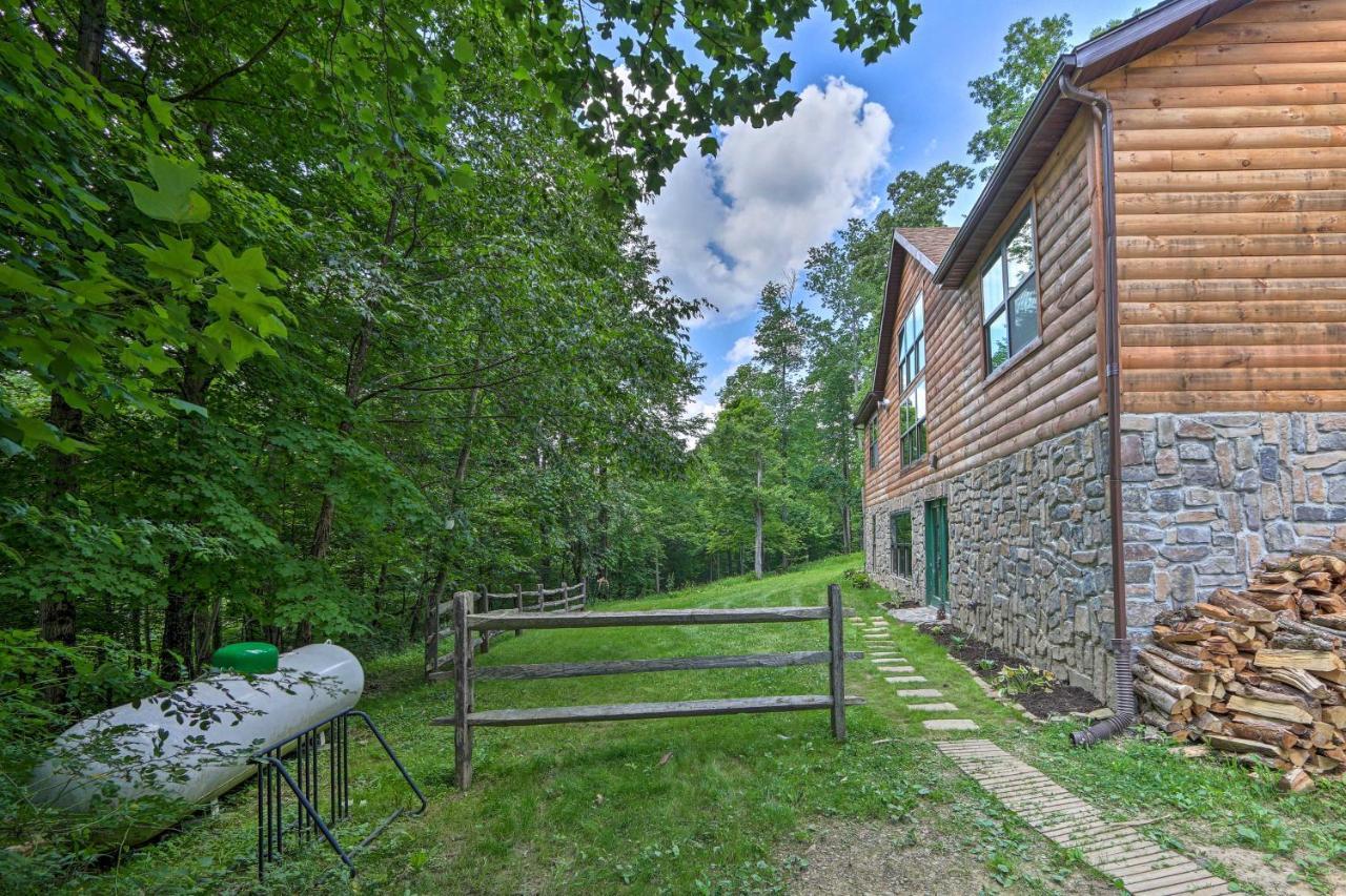 Butler Cabin On 19 Acres With Hot Tub And Fire Pit! Villa Exterior photo